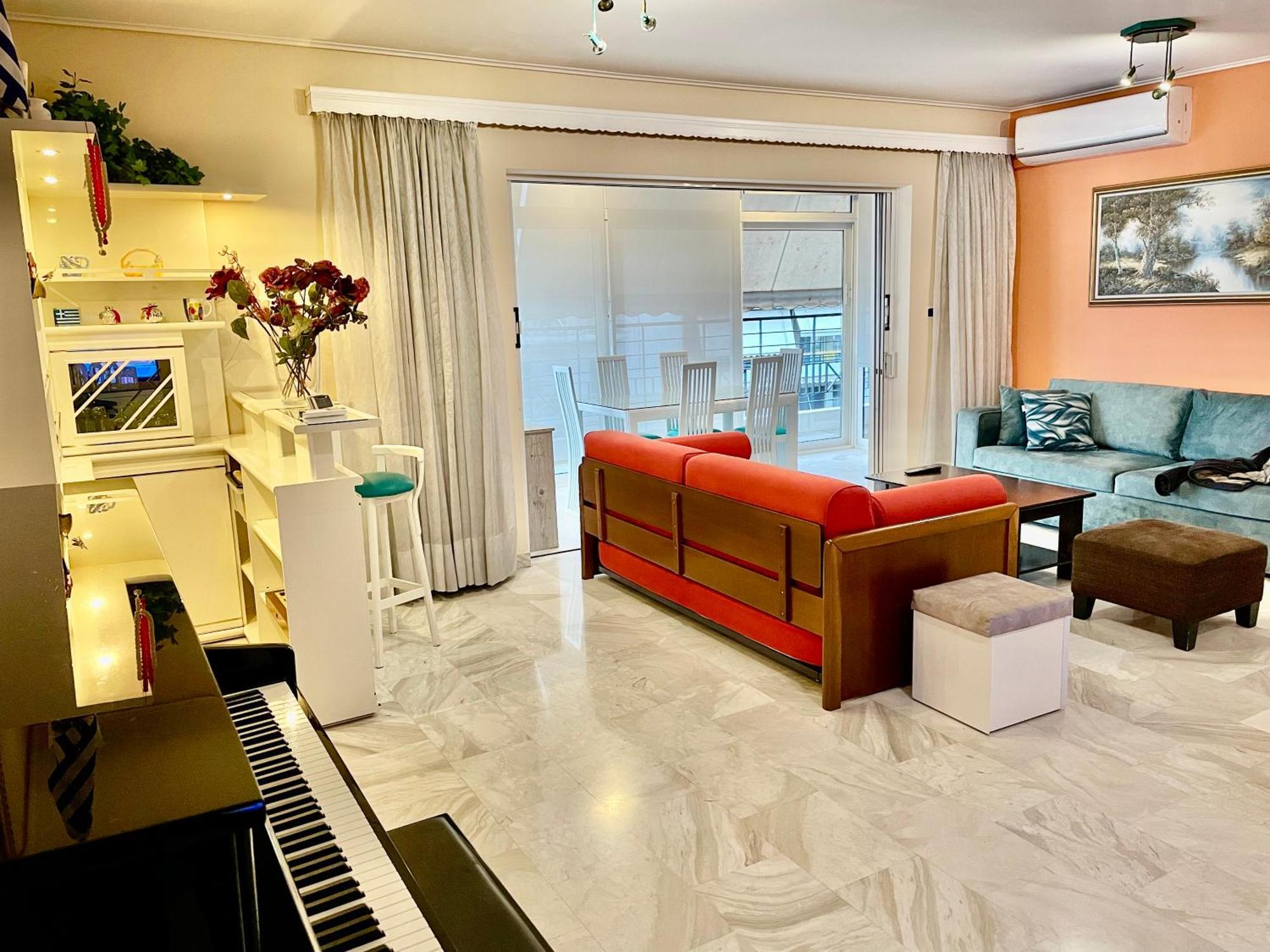 Flisvos Elite Seafront Luxury Apartment Афины Экстерьер фото